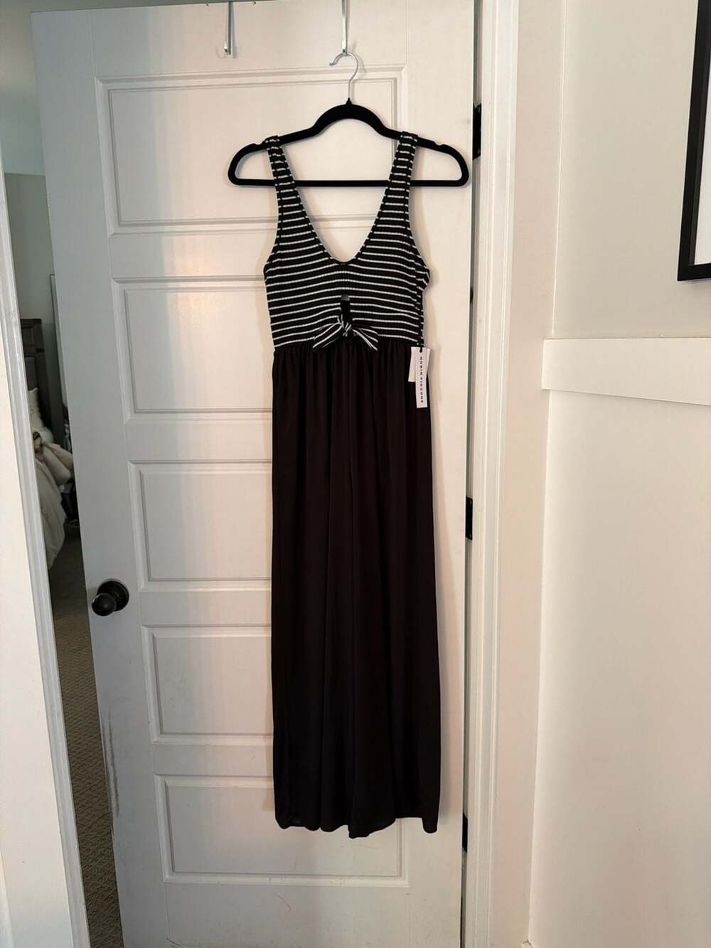Robin Piccone Sailor Striped Wide Leg Jumpsuit